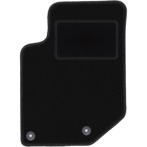 Alfombrilla de conductor negra para: Peugeot 208 II hatchback (2019-)