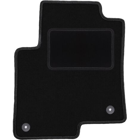 Alfombrilla de conductor negra para: Smart ForFour I hatchback (2004-2007)