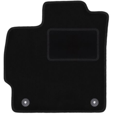 Alfombrilla de conductor negra para Toyota Prius III XW30 hatchback (2011-2015)