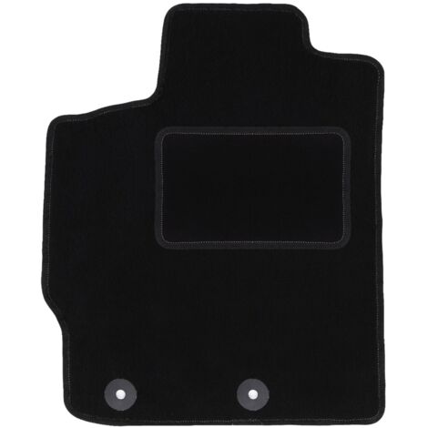 Alfombrilla de conductor negra para Toyota Yaris II hatchback (2005-2011)