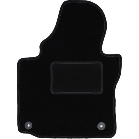 Alfombrilla de conductor negra para Volkswagen Caddy 2K monovolumen (2004-2010)