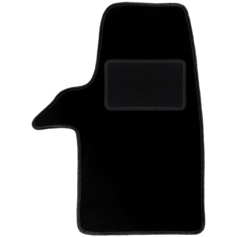 Alfombrilla de conductor negra para Volkswagen Transporter T5 furgoneta (2003-2015)