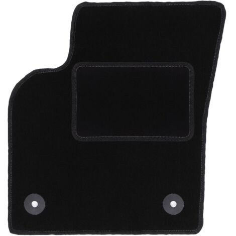 Alfombrilla de conductor negra para Volvo V50 familiar (2004-2012)