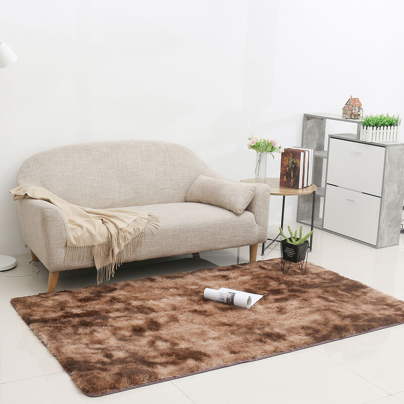 

Alfombrilla de dormitorio beige, tipo H 120x200CM