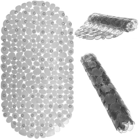 Alfombrilla de Ducha Antideslizante para Bañera y Plato de Ducha 67Cm