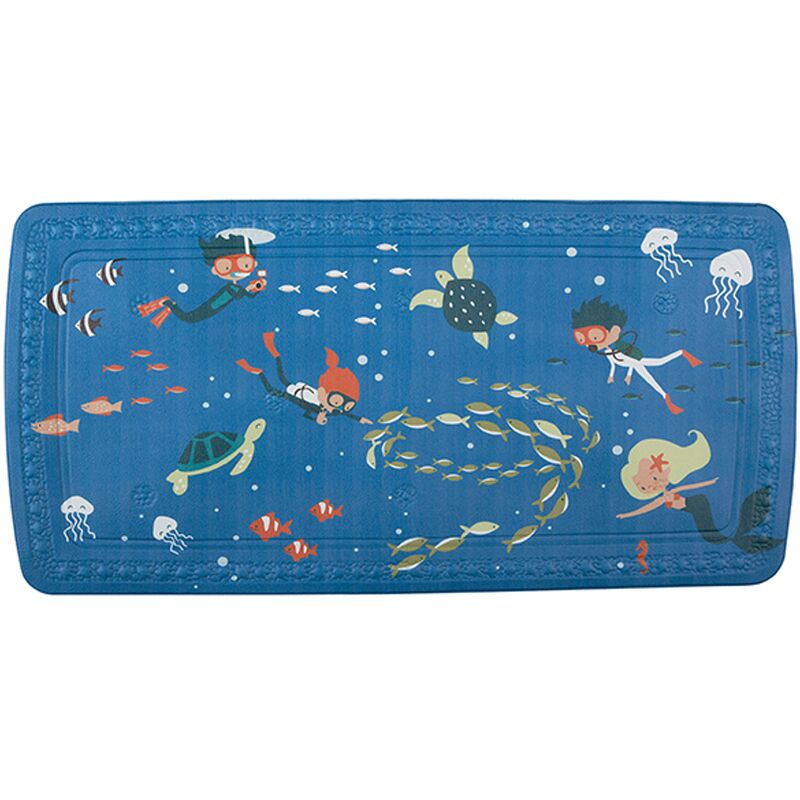 

Spirella 71 x 36, Multicolor colección Scuba Diver, Alfombrilla de Ducha, PVC