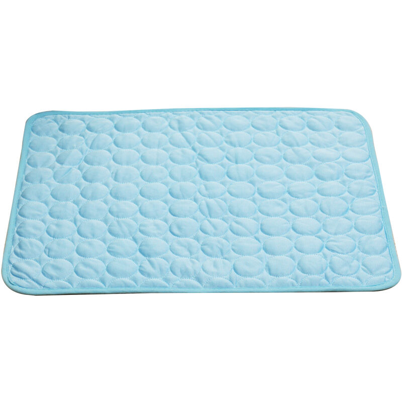 

Alfombrilla de enfriamiento para perros, Almohadillas de enfriamiento para mascotas, Alfombrilla de hielo de verano para perros,azul oscuro-XL