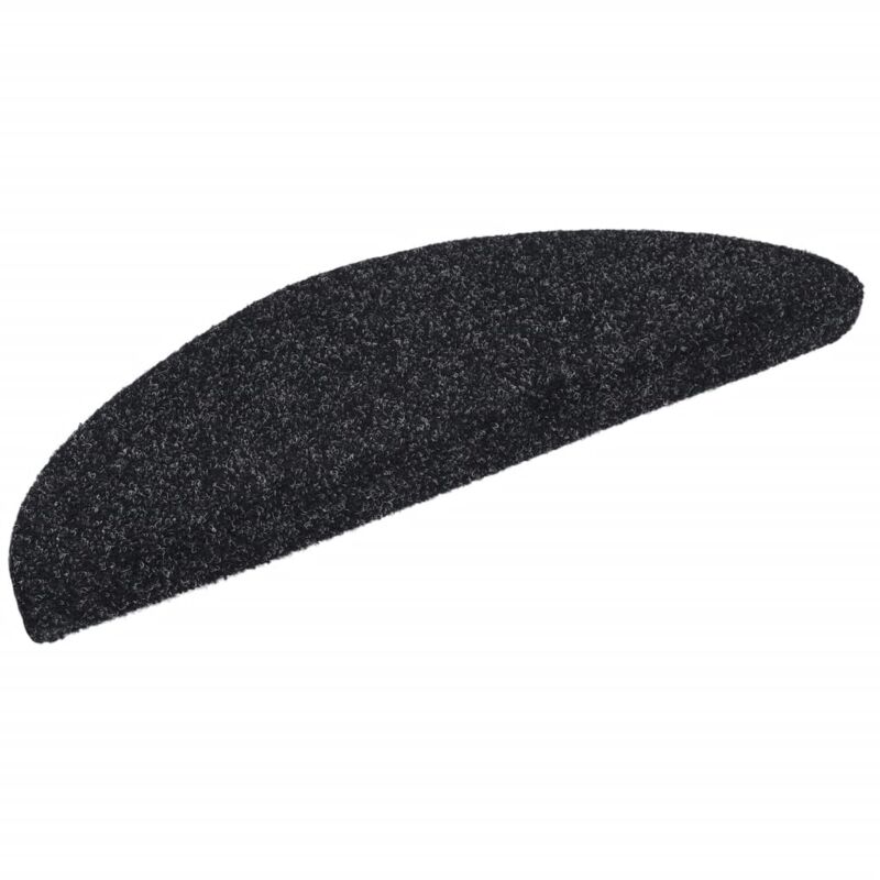 

15x Alfombrillas de Escaleras Autoadherente 54x16x4cm Negro - Negro - Vidaxl