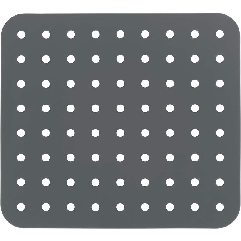 

Alfombrilla de fregadero Wenko de plastico en color gris moderno 27,5 x 1 x 31 cm