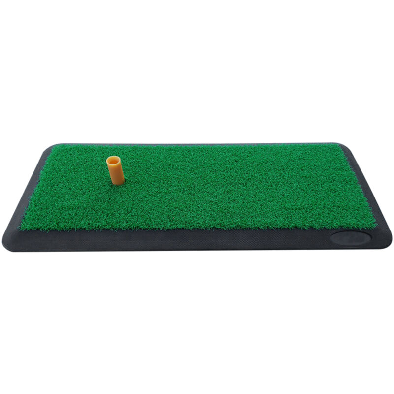 

Alfombrilla de golf con soporte para tee de goma Ayudas para entrenamiento de golf Conducir Astillar Putting Golf Golpear hierba para interiores y