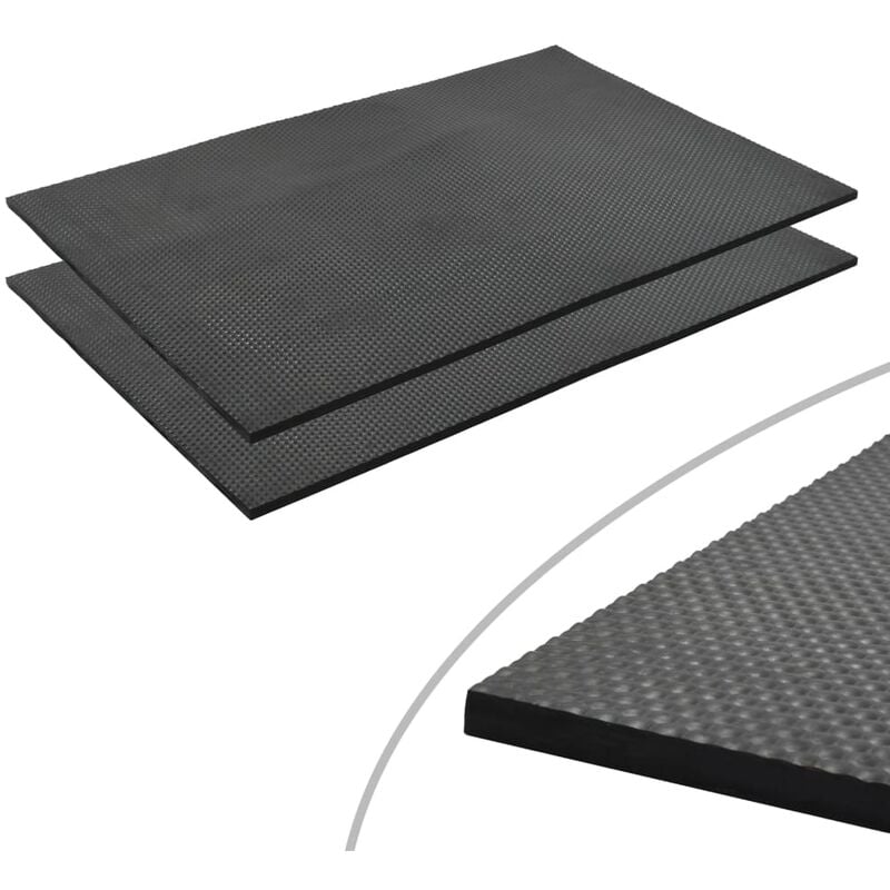 

vidaXL Estera de establo caballos goma antideslizante 1,2x0,8 m 18 mm - Negro