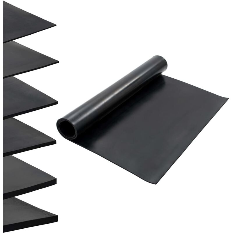 

Bh Design - Alfombrilla de goma antideslizante 1,2x2 m 8 mm lisa