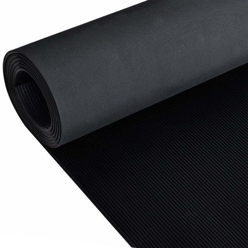 

Alfombrilla de goma antideslizante 1,5x2 m 3 mm acanalado fino