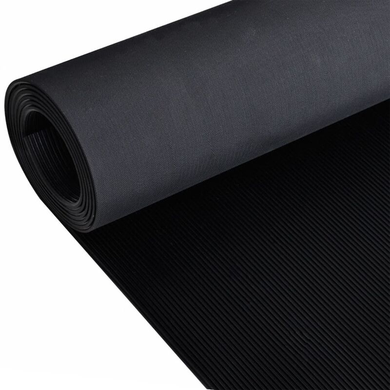 

Alfombrilla de goma antideslizante 1,5x4 m 3 mm acanalado fino