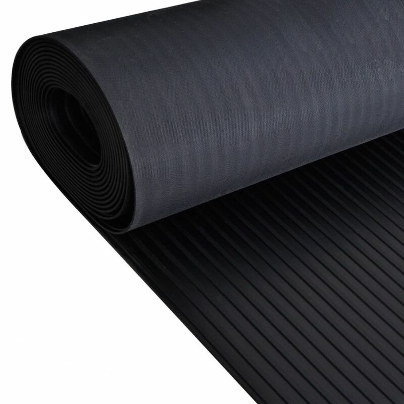 

Alfombrilla de goma antideslizante acanalado ancho 2x1 m