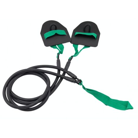 Alfombrilla de goma resistente Aqua-Sport Powerstretch con inserciones de lengüeta, verde AS38455GN