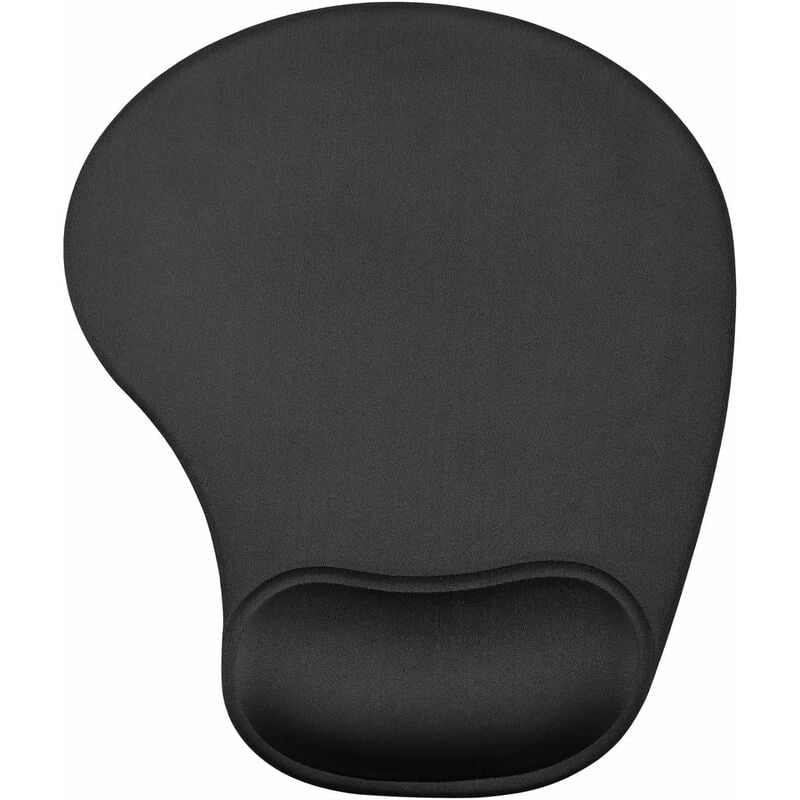 

Alfombrilla de ratón de gel con reposamuñecas (negro, 1 paquete)