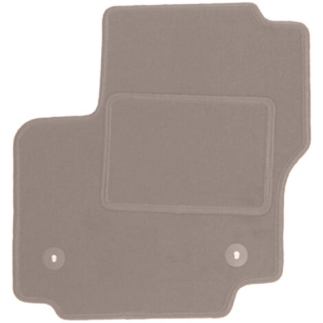 Alfombrilla de terciopelo para el conductor para: Ford S-MAX MK1 FL de 7 plazas (2012-2015) beige