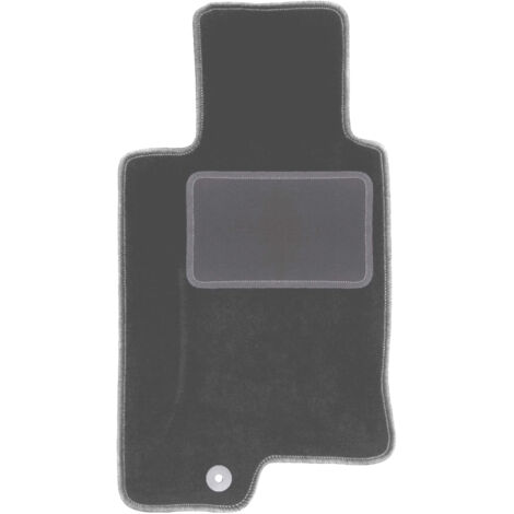 Alfombrilla de terciopelo para el conductor para: Hummer H3 SUV (2005-2010) grafito