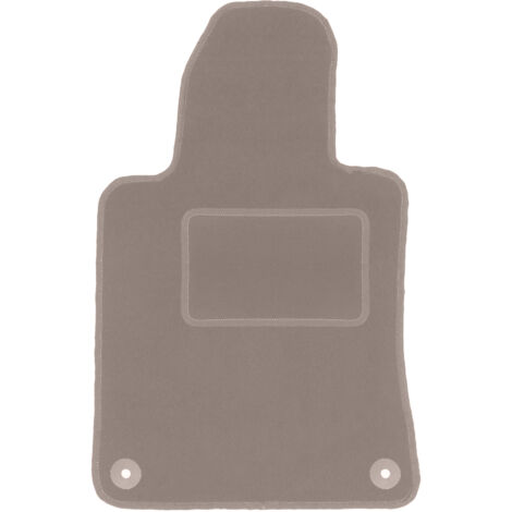Alfombrilla de terciopelo para el conductor para: Peugeot 508 I sedán, familiar, SW, RXH (2010-2018) beige
