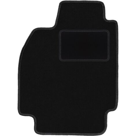 Alfombrilla de terciopelo para el conductor para: Renault Megane II CC coupé, cabrio (2003-2010) negro