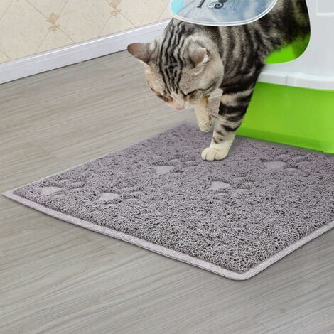 Alfombra de arena para gato alfombra de gato alfombra de panal sin tóxico alfombra  impermeable 78 × 60 cm