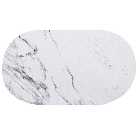 Alfombrilla para Bañera de PVC Antideslizante TOSCANA 69x39cm Efecto Mármol MSV