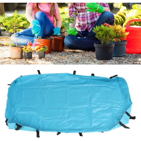 Alfombrilla para jaulas de mascotas - Tejido Oxford impermeable y lavable - Protector de jaula para hámsteres y conejos enanos (azul)