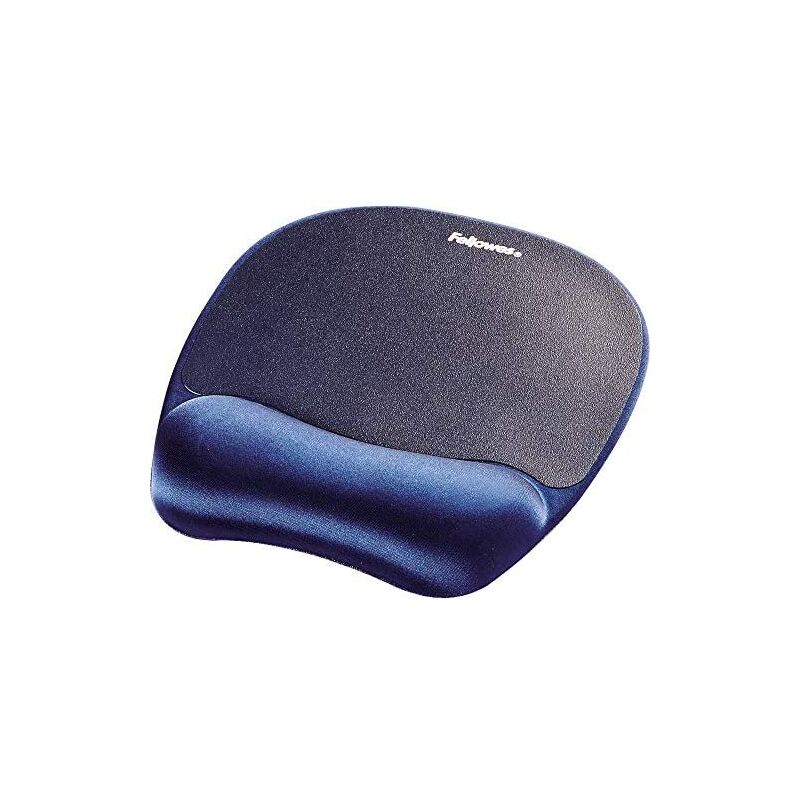 

Fellowes Memory Foam - Alfombrilla con reposamuñecas para ratón, azul oscuro