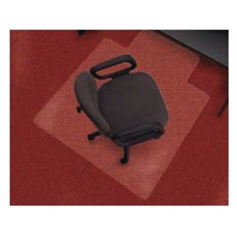 Alfombrilla para suelo q-connect pvc protectora de moquetas 1150x1340 mm grosor 2,2 mm