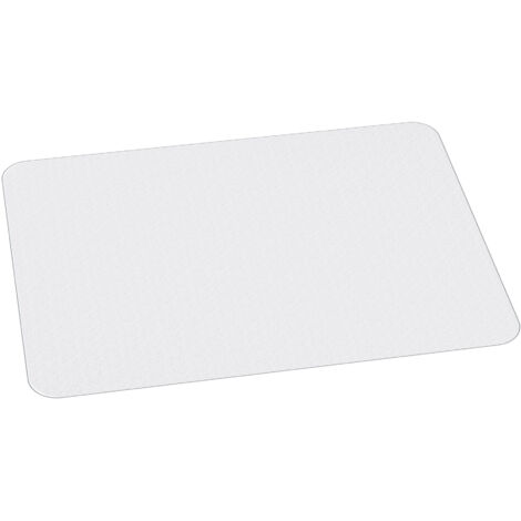 Alfombrilla protectora antideslizante para el suelo, 1,5 mm, 90 × 120 cm, transparente