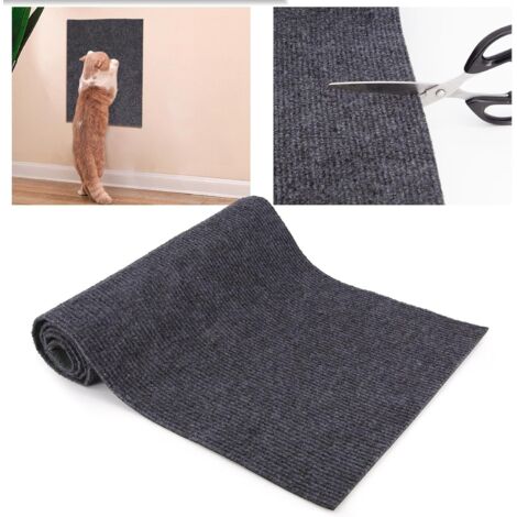 Alfombrilla rascadora para gatos, protector de muebles, alfombrilla autoadhesiva para trepar gatos, alfombrilla rascadora de pared para gatos (40 x 100 cm)