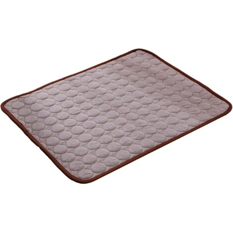 Alfombrilla refrescante para gatos - Almohadilla refrescante para gatos  Alfombrilla de verano para mascotas, cojín refrescante para mascotas, marrón