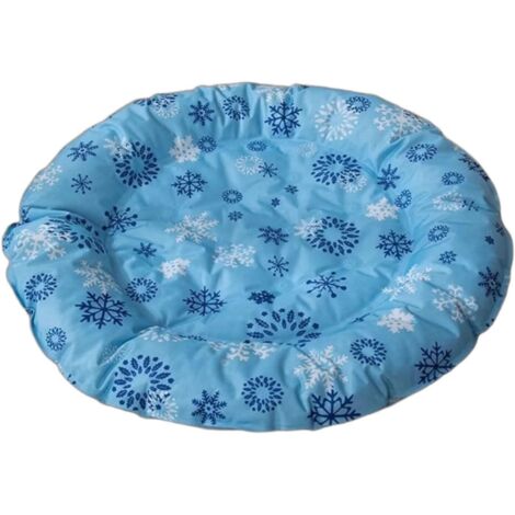 Alfombrilla refrescante para perros: espuma suave y gruesa, gel autorefrescante para perros y gatos en verano. Duradera y resistente a los arañazos, color azul.