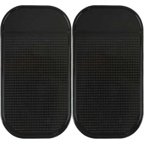 alfombrillas antideslizantes para salpicadero de coche, autoadhesivas, de gel de silicona, lavables y reutilizables, para teléfono móvil, llaves y monedas (14,2 x 8,3 cm)