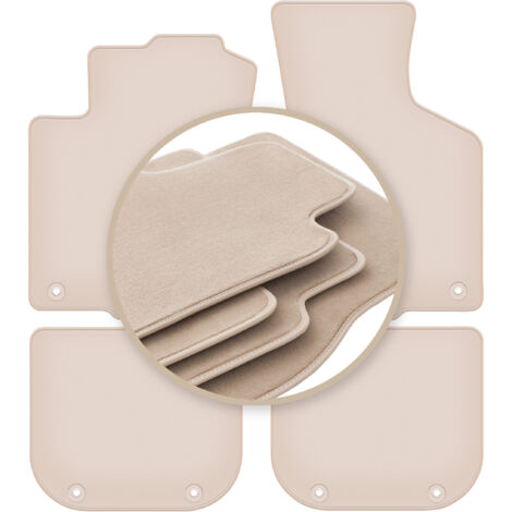 Alfombrillas beige PREMIUM para Audi A3 8L hatchback 1996-2001