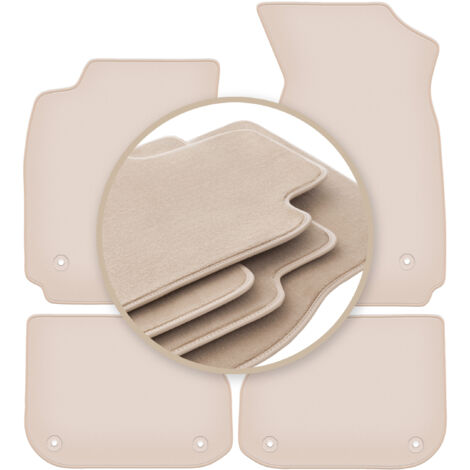 Alfombrillas beige PREMIUM para: Audi A4 B5 FL sedán, familiar, avant 1999-2001