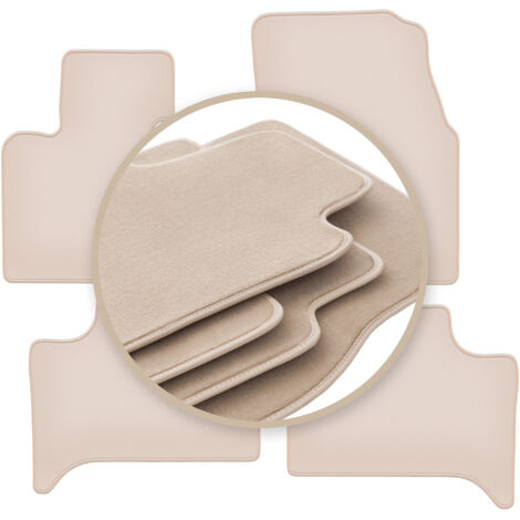 Alfombrillas beige PREMIUM para BMW X5 E53 2WD 1999-2006