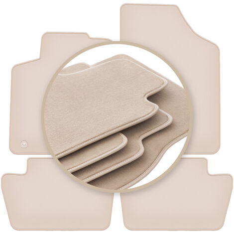 Alfombrillas beige PREMIUM para: Citroën C4 I coupé, hatchback 2004-2010