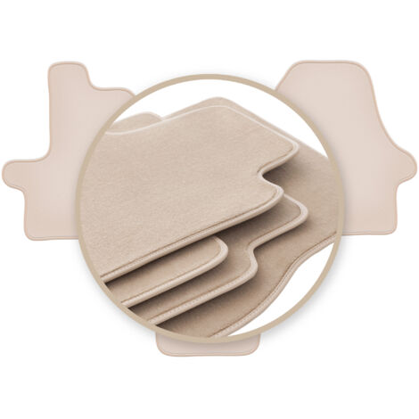 Alfombrillas beige PREMIUM para: Fiat Ducato III furgoneta 2006-2014