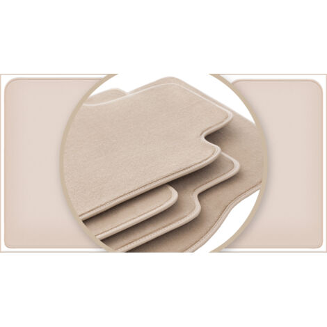 Alfombrillas beige PREMIUM para: Opel Vivaro II furgoneta 2014-2019