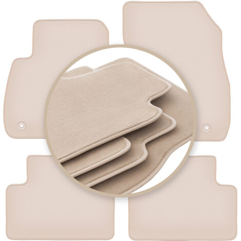 Alfombrillas beige PREMIUM para: Opel Zafira C monovolumen 2012-2018