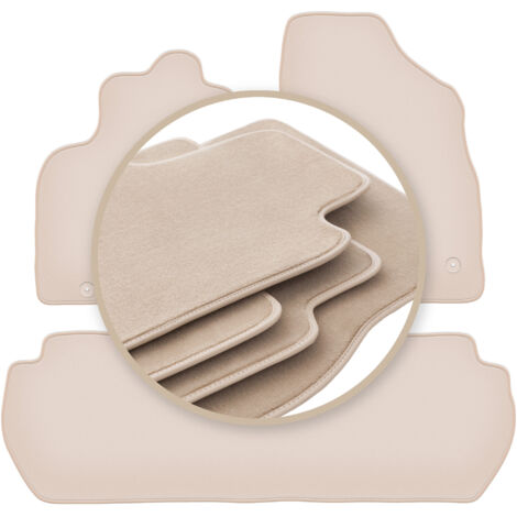 Alfombrillas beige PREMIUM para Peugeot Partner II Tepee 2008-2018