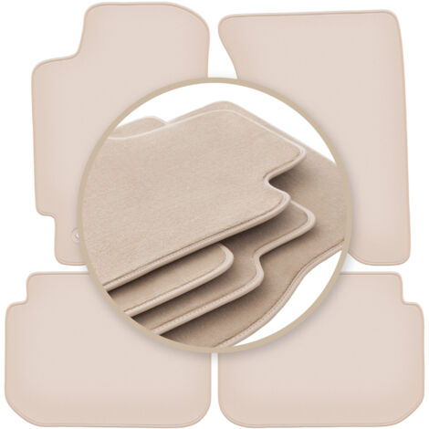 Alfombrillas beige PREMIUM para Subaru Impreza GC con salidas de aire hatchback, sedan, station wagon 1992-2001