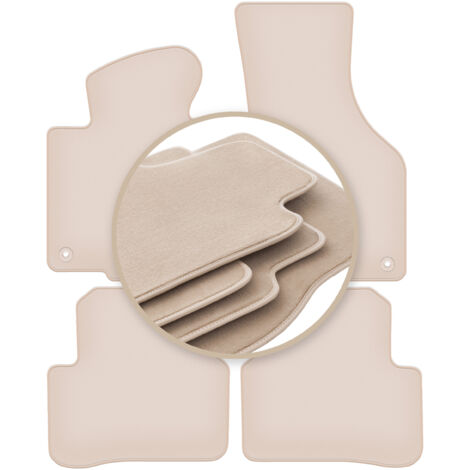 Alfombrillas beige PREMIUM para Volkswagen Passat B6 sedán, familiar, variante 2005-2010