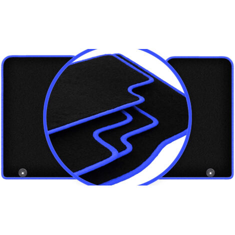 Alfombrillas CARLUX-AZUL para: Opel Vivaro II furgoneta (2014-2019)