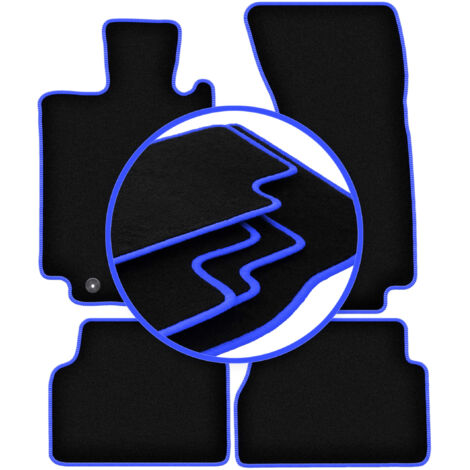 Alfombrillas CARLUX-BLUE para Mercedes S W220 4Matic corto (1998-2005)