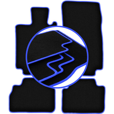 Alfombrillas CARLUX-BLUE para Mercedes S W220 sedán corto (1998-2005)