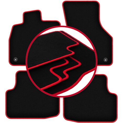 Alfombrillas CARLUX-RED para Audi A3 8Y IV sedán, liftback, familiar, avant (2020-)