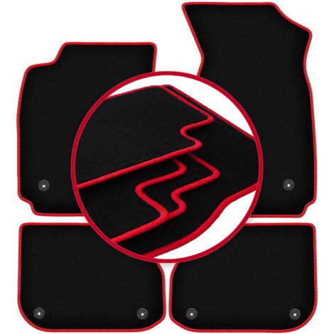 Alfombrillas CARLUX-RED para Audi A4 B5 sedán, familiar, avant (1995-1999)